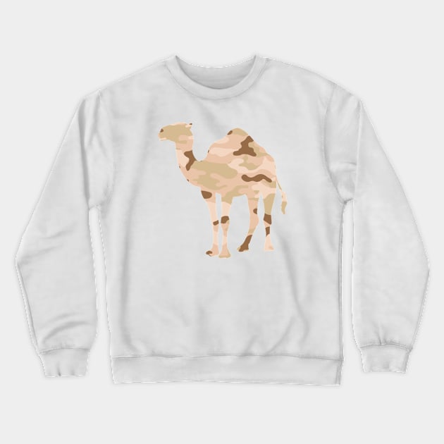 Camelflage Crewneck Sweatshirt by Azzazzyn